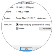 Hide a Folder In Windows