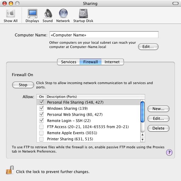 How to Turn on OS X Firewall