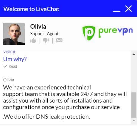 purevpn customer service