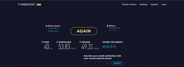 TorGuard Speed Test