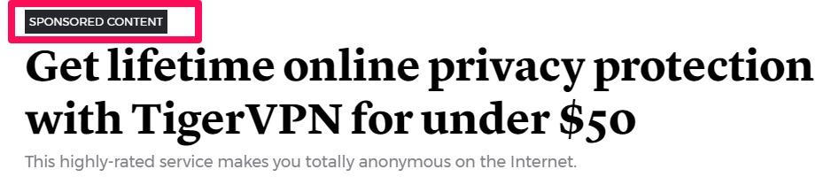 TigerVPN Popular Science Review Sponsored Content