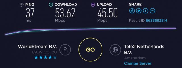 VPNSecure speed from EU