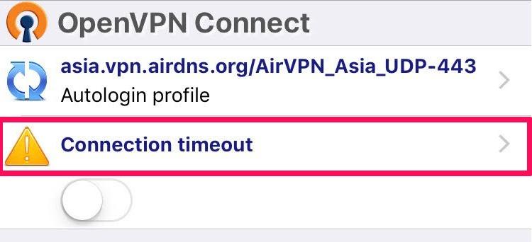 airvpn simalte connection