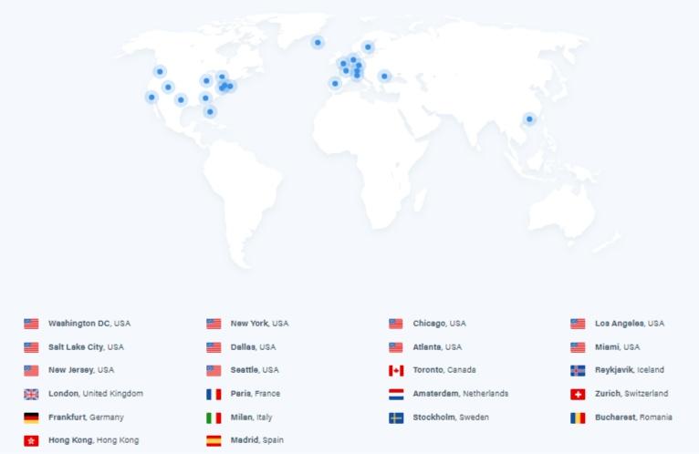 ivpn countries