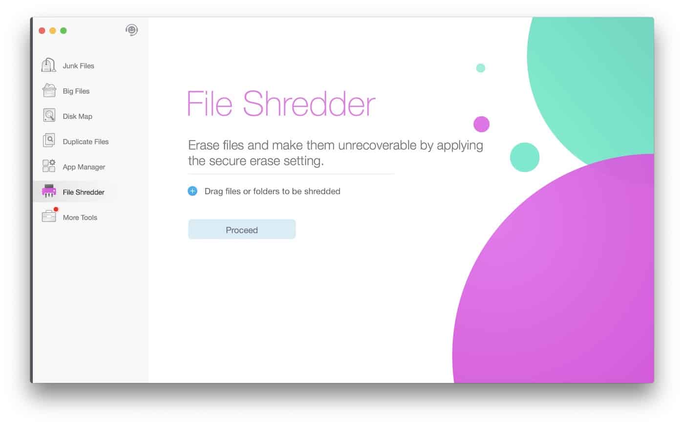 File shredder by Dr. Cleaner