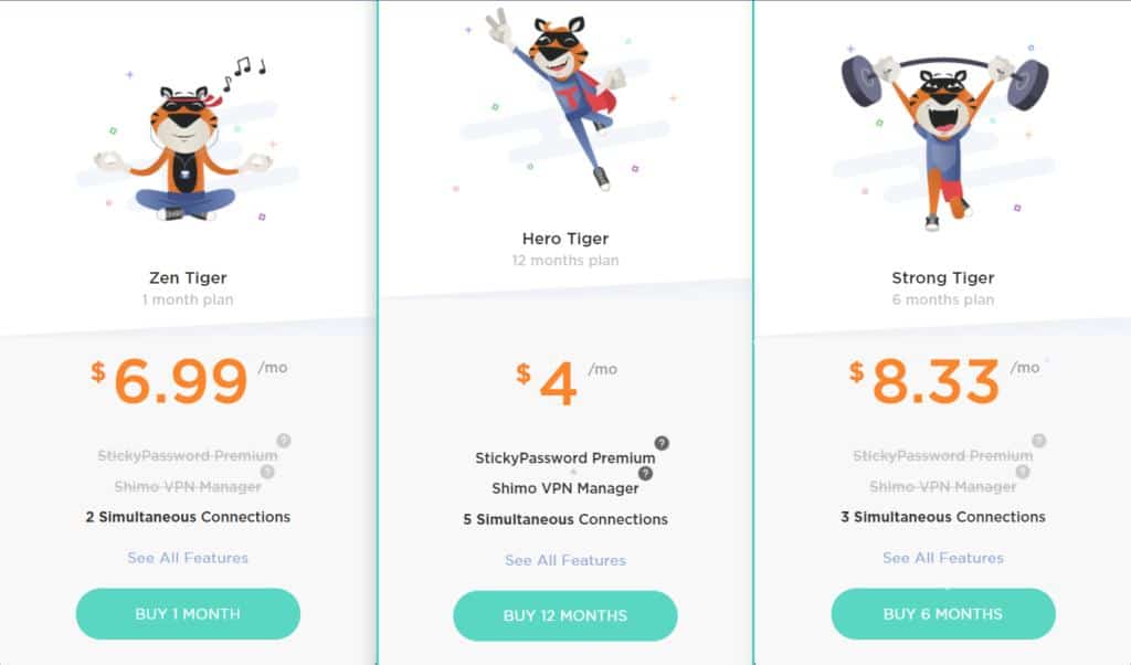 tigervpn pricing