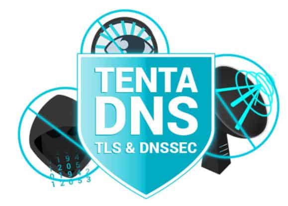 Tenta sends DNS requests over secure TLS