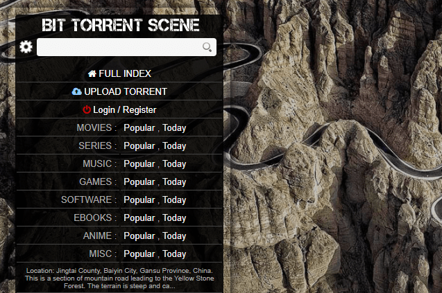 Bit Torrent Scene torrent site