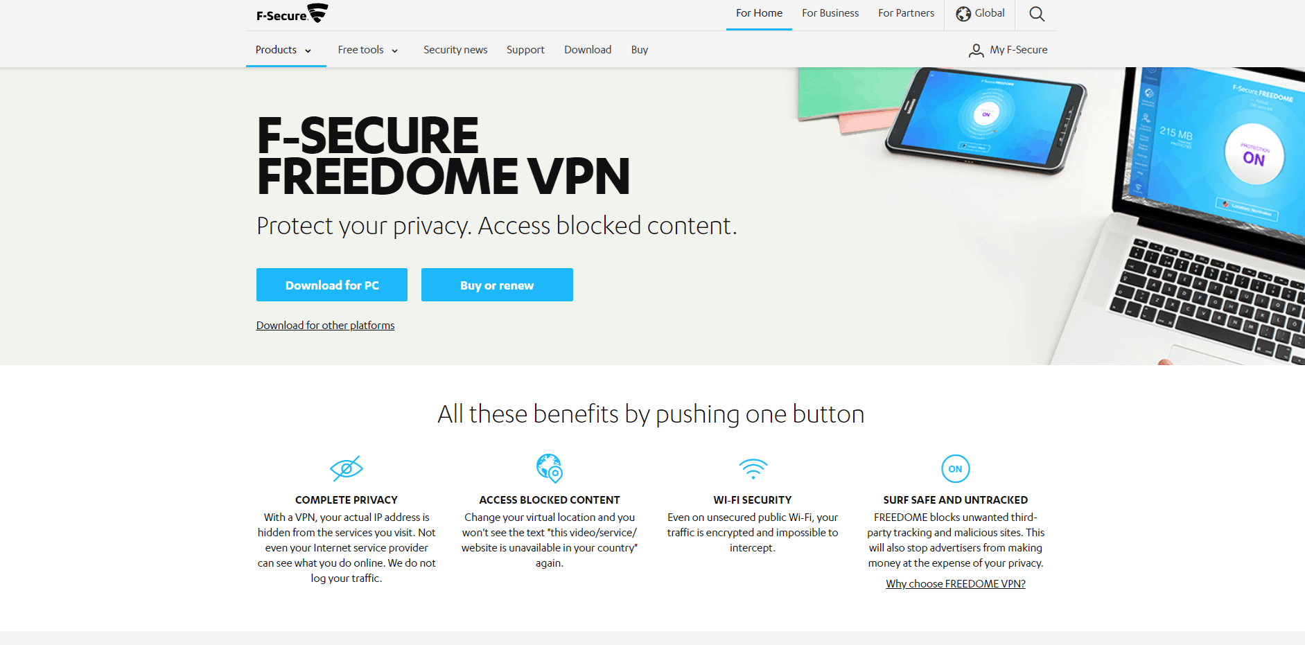 F-Secure Freedome VPN 2.69.35 for apple instal