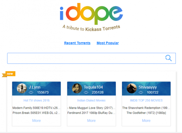 iDope torrent site