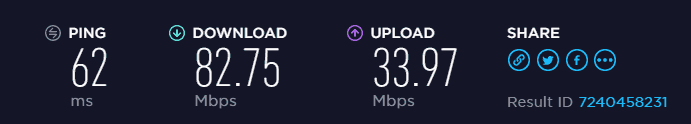 mullvad vpn speed test