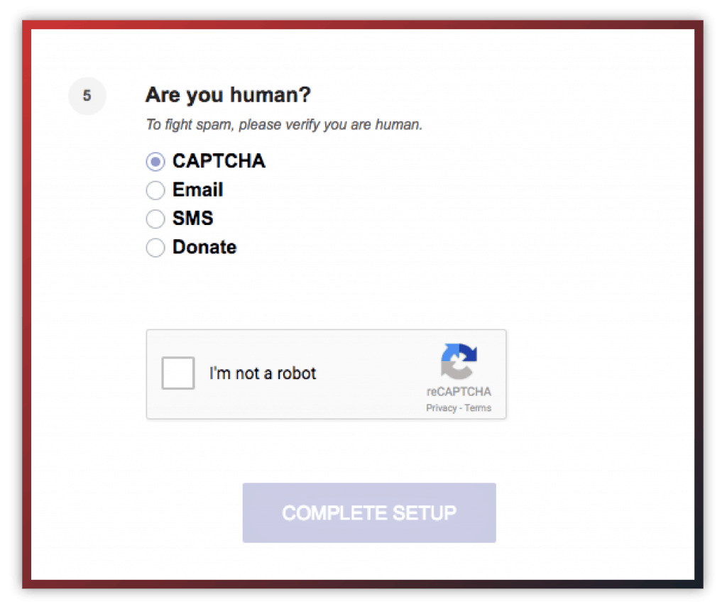 protonmail captcha test