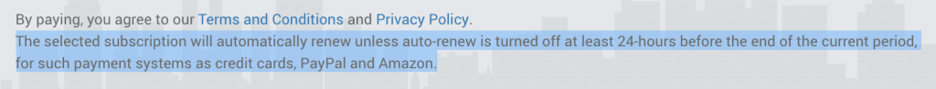 VPN Unlimited auto renewal