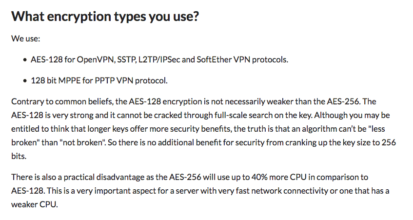 encryption types
