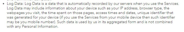 touchvpn logging