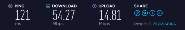 speed test using US servers
