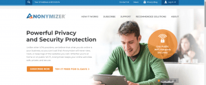 anonymizer vpn review