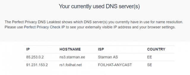 azire leaking DNS servers