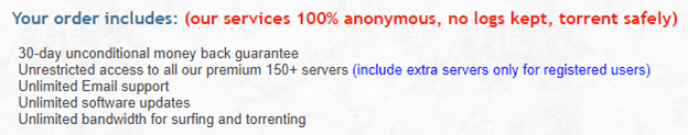 extras with VPN