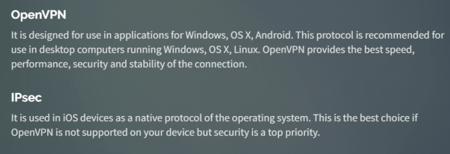 VPN protocols - OpenVPN and IPSec