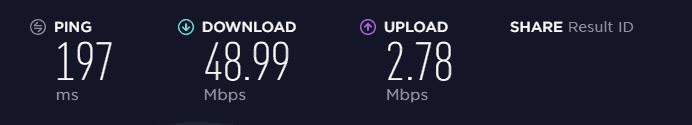 US speed test