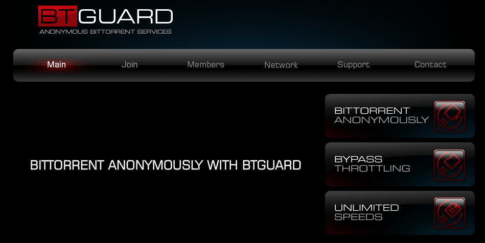 Torrenting is allowed with BTGuard