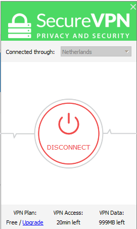 secure VPN disconnect