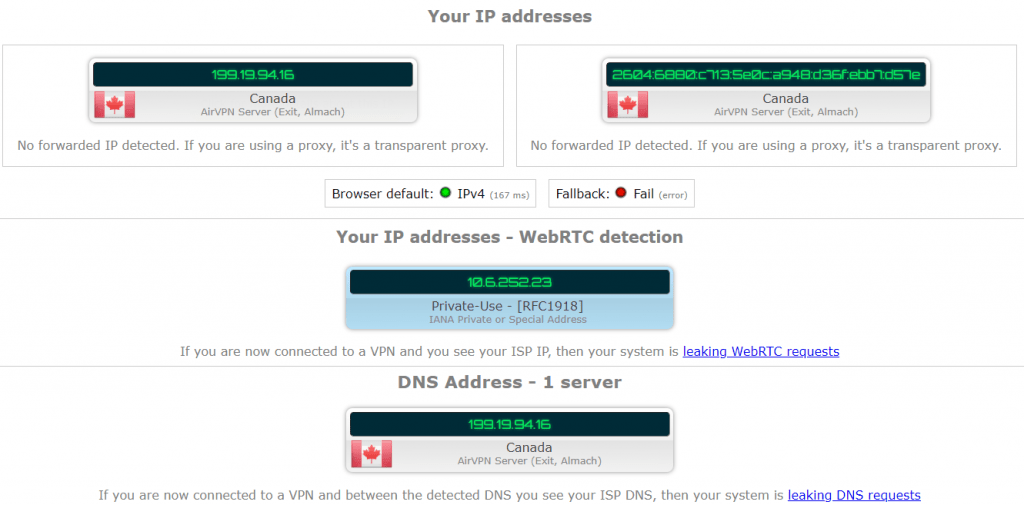 airvpn disconnecting checking dns