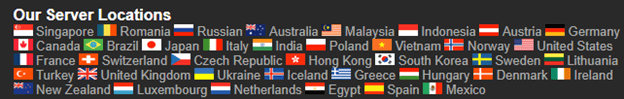server locatons