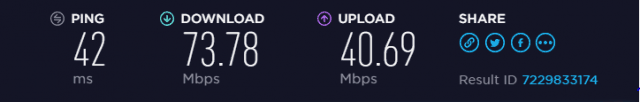 PersonalVPN EU server results