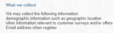 data collection by hide all ip