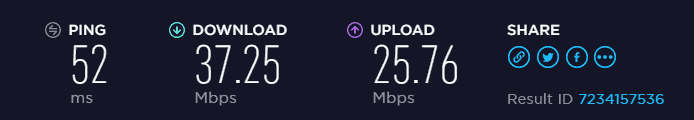 EU Speed test