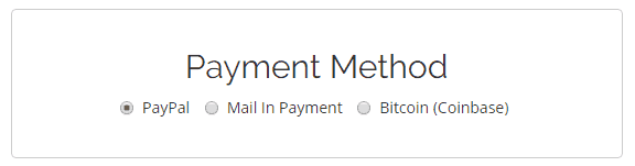 Payment methods