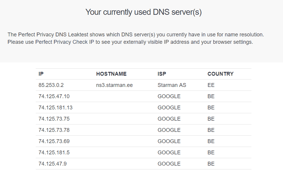 dns leak