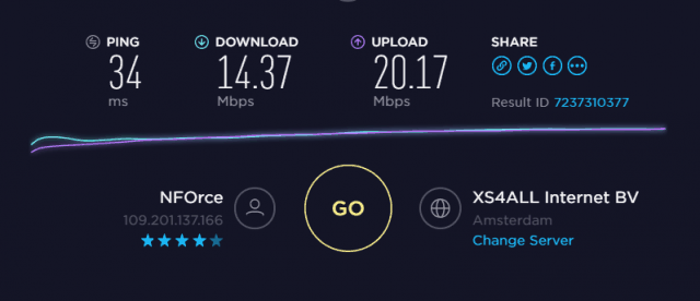 EU Speed test