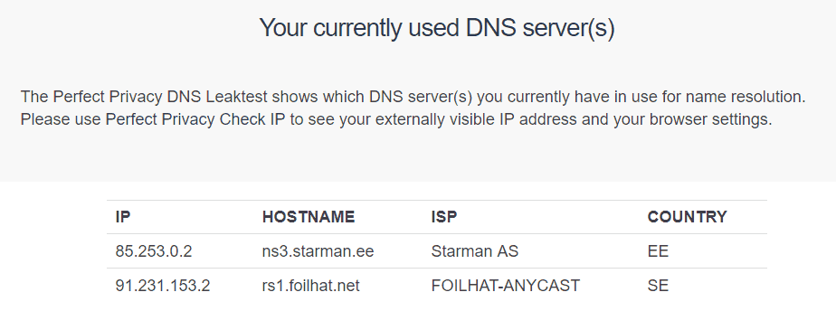 Azire-currently-used-DNS-server