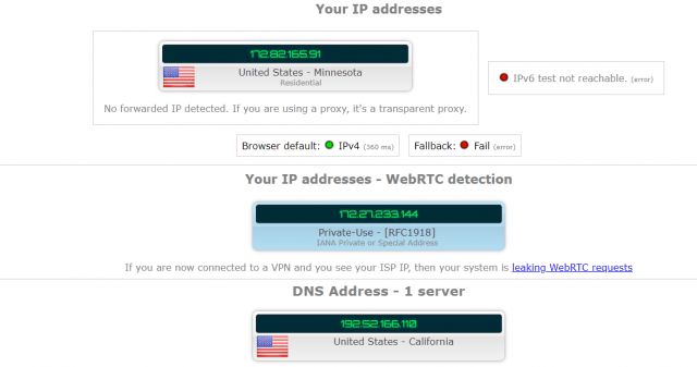Celo no IP leaks