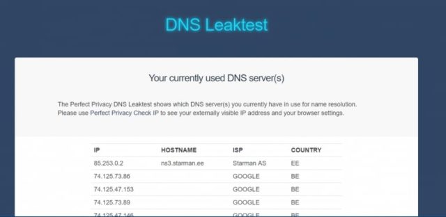 VPNGate leak test