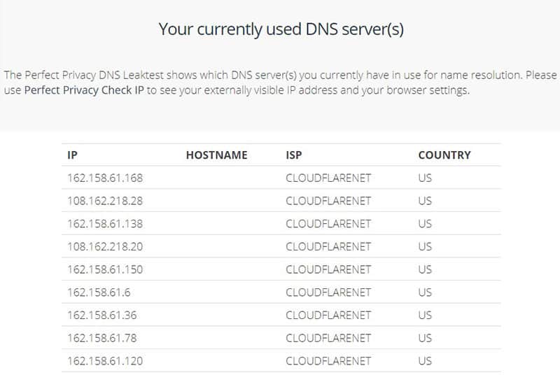dns leak test bitdefenderVPN