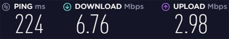 surfshark france speed test