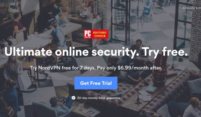 nordvpn free trial