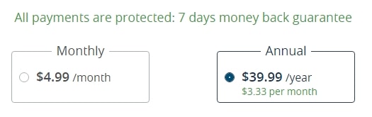 payment plans BrowsecVPN
