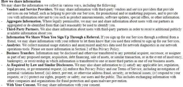 Privacy policy TurboVPN2
