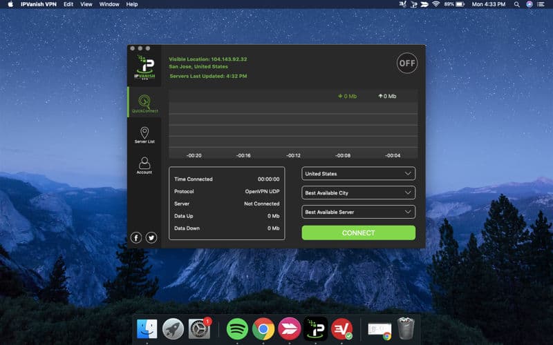 ipvanish mac client
