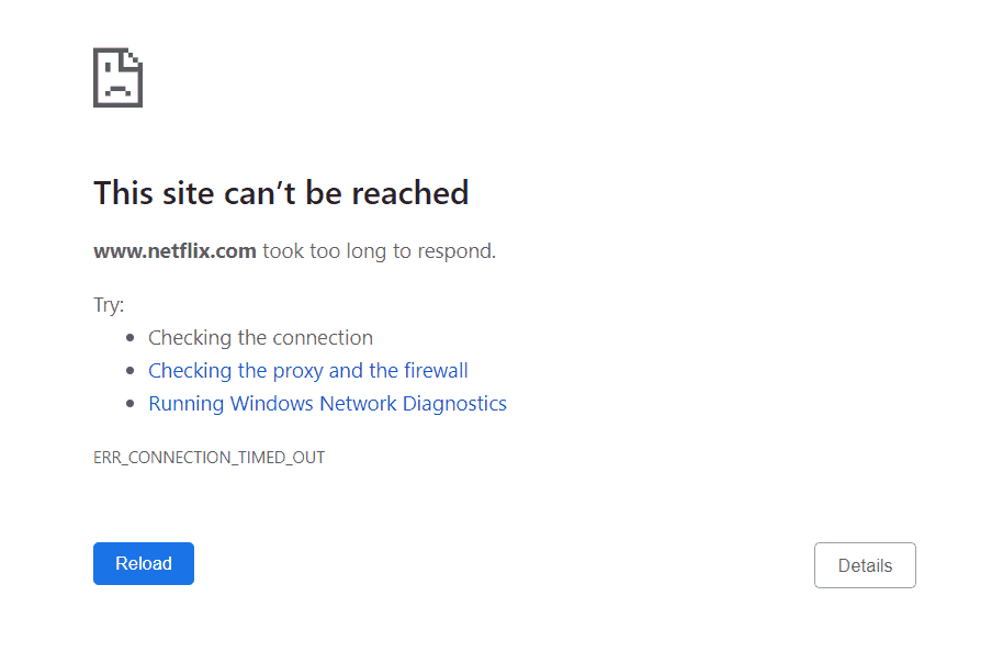 SwitchVPN Netflix Time Out