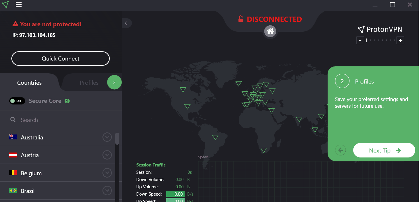 ProtonVPN Tour