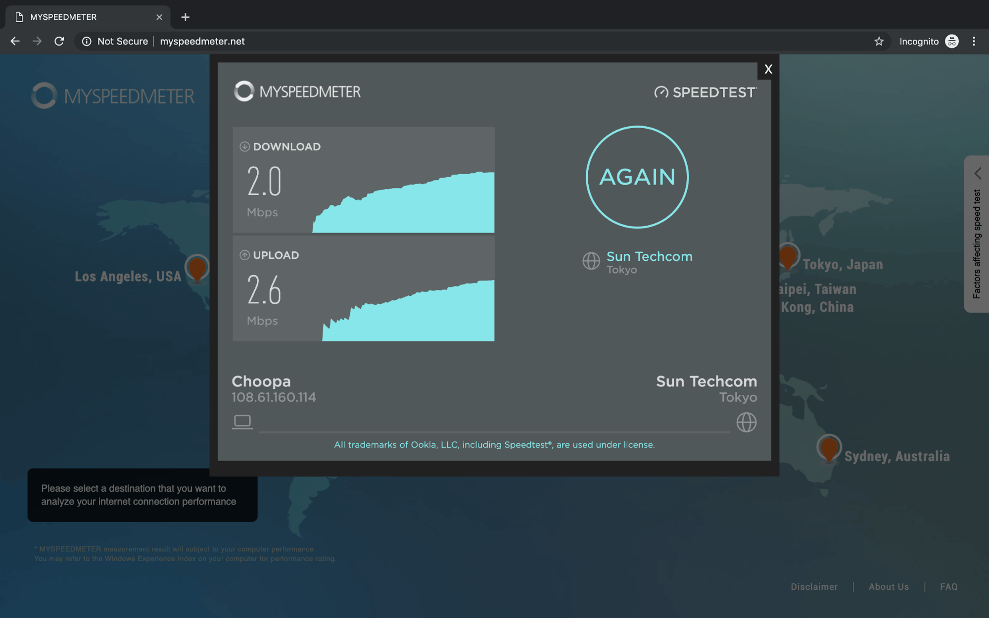 vpnsecure speed test from china ultra kings limited