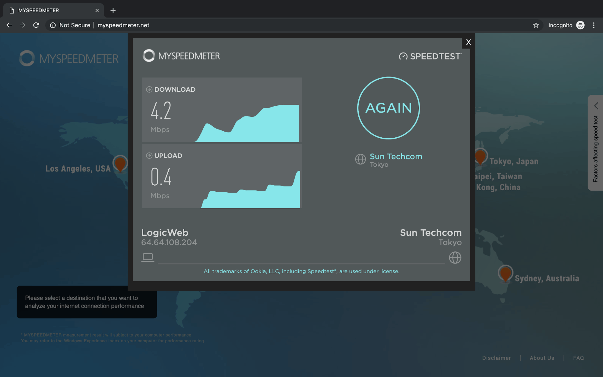 expressvpn speed test from china on unicom