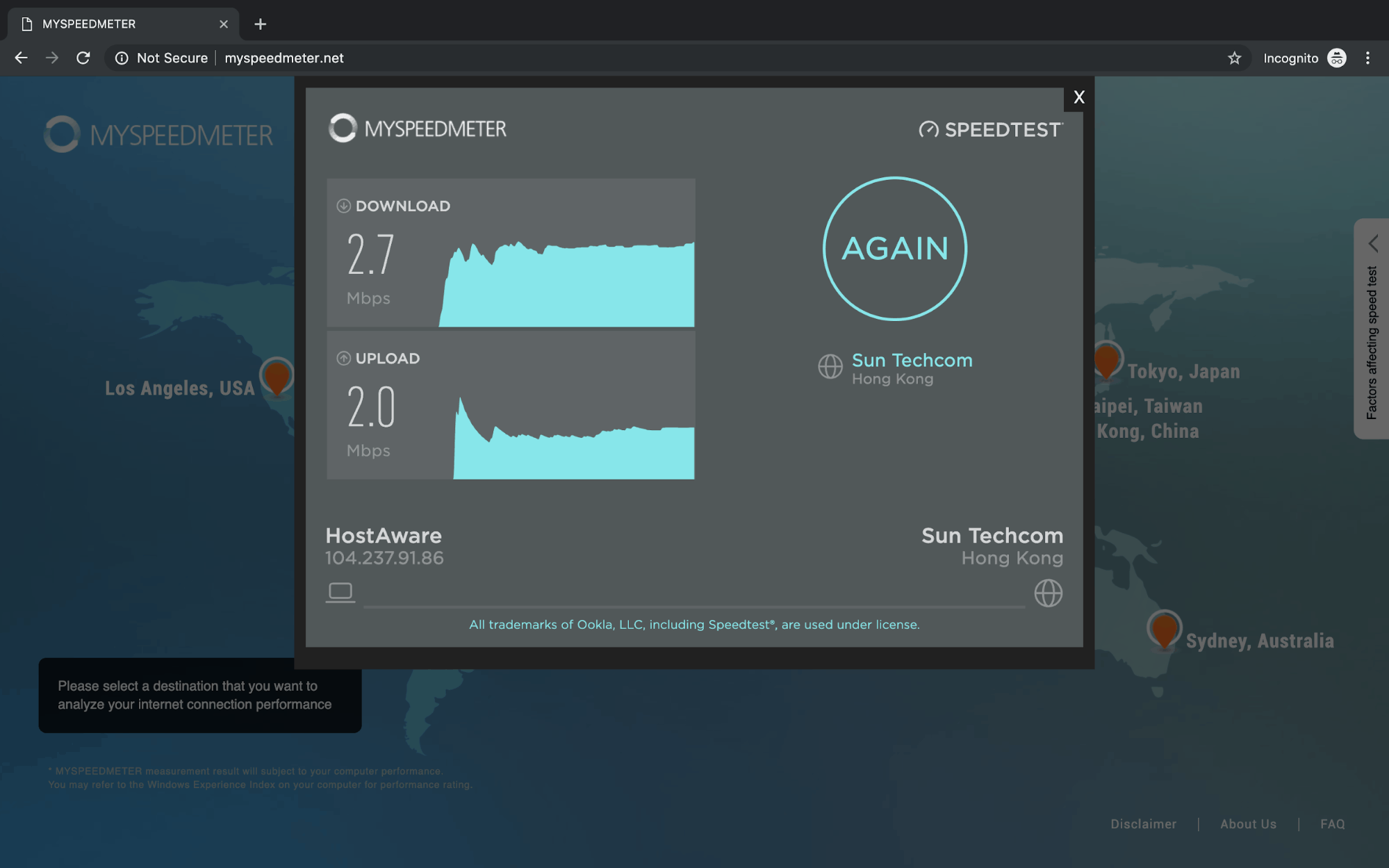 expressvpn speed test from china on ultra kings limited