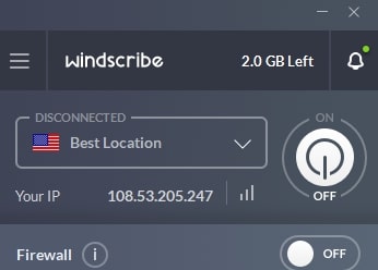 Windscribe App